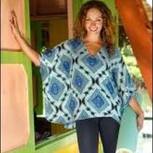 Athleta yellowman YMX kaftan top